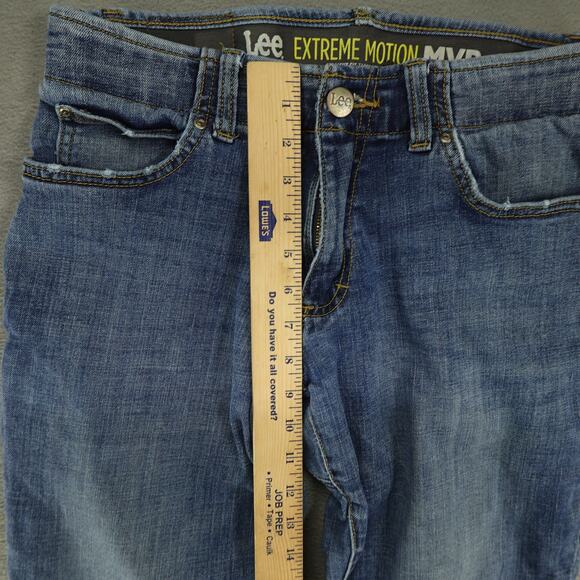 Lee Mens Extreme‎ Motion MVP Straight Fit Tapered Leg Jeans Size 31 x 30 - Picture 9 of 12
